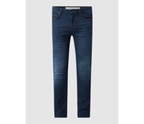 Super Skinny Fit Mid Rise Jeans mit Stretch-Anteil Modell 'Chris'