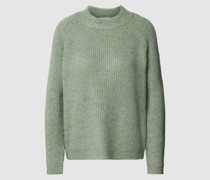 Strickpullover mit Rundhalsausschnitt Modell 'JADE'