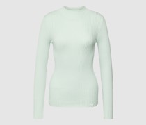Strickpullover mit Ripp-Optik Modell 'ALAANIA'