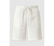 Chino-Shorts aus Leinenmischung Modell 'Jan'