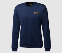 Sweatshirt mit Label-Detail