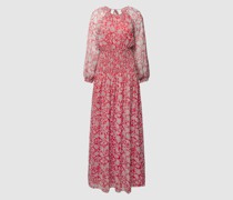 Maxikleid mit Allover-Muster Modell 'BERENICE'