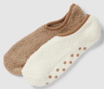 Sneakersocken mit Strukturmuster im 2er-Pack