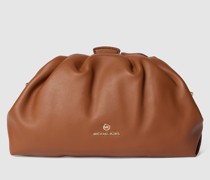 Pochette mit Brand-Applikation
