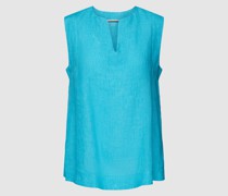 Blusenshirt aus Leinen ohne Ärmel