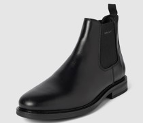 Chelsea Boots aus Leder mit elastischen Einsätzen