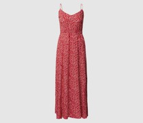Maxikleid aus Viskosemit Allover-Muster