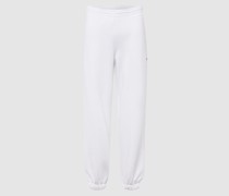 Regular Fit Sweatpants mit Label-Patch