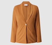 Blazer mit 1-Knopf-Verschluss