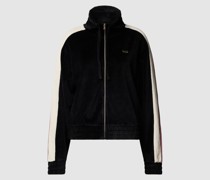 Sweatjacke mit Label-Detail Modell 'TRAIN'