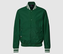 College-Jacke mit Label-Patch