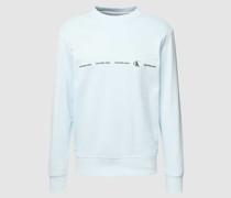 Sweatshirt mit Logo-Print Modell 'REPEAT'