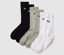 Socken mit Label-Print im 6er-Pack Modell 'UNISEX CREW SOCK'