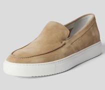 Loafer aus Veloursleder