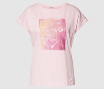 T-Shirt aus Baumwolle mit Motiv-Print