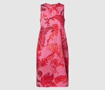 Knielanges Kleid aus Baumwolle Modell 'Koralle'