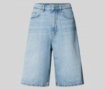 Baggy Fit Jeansshorts im 5-Pocket-Design