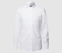 Slim Fit Business-Hemd aus Popeline
