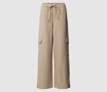 Stoffhose mit Cargotaschen