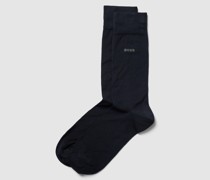 Socken mit Label-Print im 2er-Pack