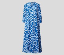 Maxikleid mit Allover-Muster
