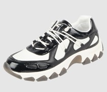 Sneaker in Leder-Optik Modell 'Yuki'