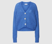 Strickjacke mit V-Ausschnitt
