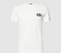 T-Shirt mit Label-Detail Modell 'EA Logo Mini'