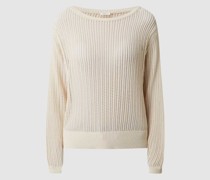 Pullover aus Baumwollmischung