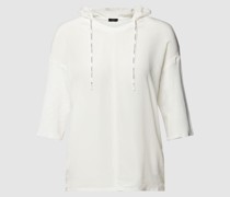 Bluse mit Kapuze mit Tunnelzug