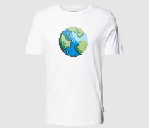 T-Shirt mit Motiv-Print Modell 'JAAMES PLAANET'