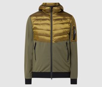 Jacke mit Kontrasteinsätzen - wasserabweisend