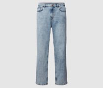 Baggy Fit Jeans mit Label-Detail