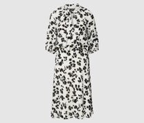 Midikleid mit floralem Muster