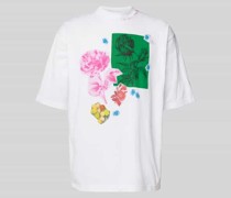 T-Shirt mit floralem Print
