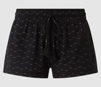 Shorts mit Allover-Muster Modell 'Aniko'