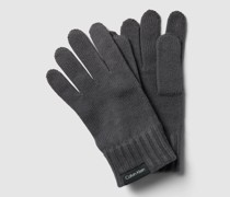 Handschuhe mit Label-Detail Modell 'CLASSIC'