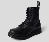 Schnürboots mit Label-Details