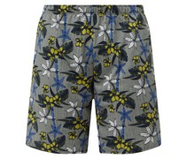 Pyjama-Shorts mit floralem Allover-Muster