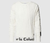 Strickpullover mit Strukturmuster