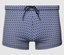 Badehose mit Allover-Muster Modell 'BESPOKE'