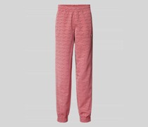 Sweatpants mit Allover-Muster