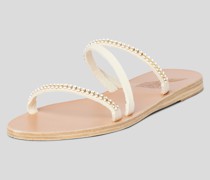 Sandalen mit Zierbesatz