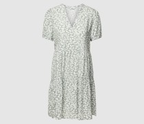 Minikleid aus Viskose mit Allover-Muster Modell 'NOVA'