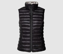 Steppweste mit Label-Detail Modell 'ITALY'