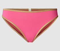 Bikini-Hose mit Label-Detail Modell 'SHINE'