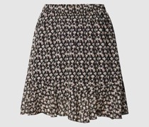 Minirock mit floralem Muster Modell 'MILA'