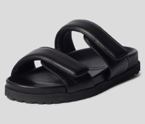 Slides aus echtem Leder