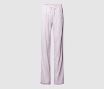 Pyjama-Hose aus Baumwoll-Viskose-Mix mit Streifenmuster