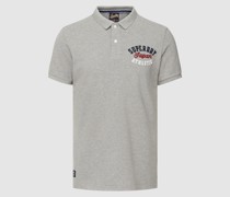 Poloshirt mit Label-Stitching Modell 'VINTAGE SUPERSTATE'